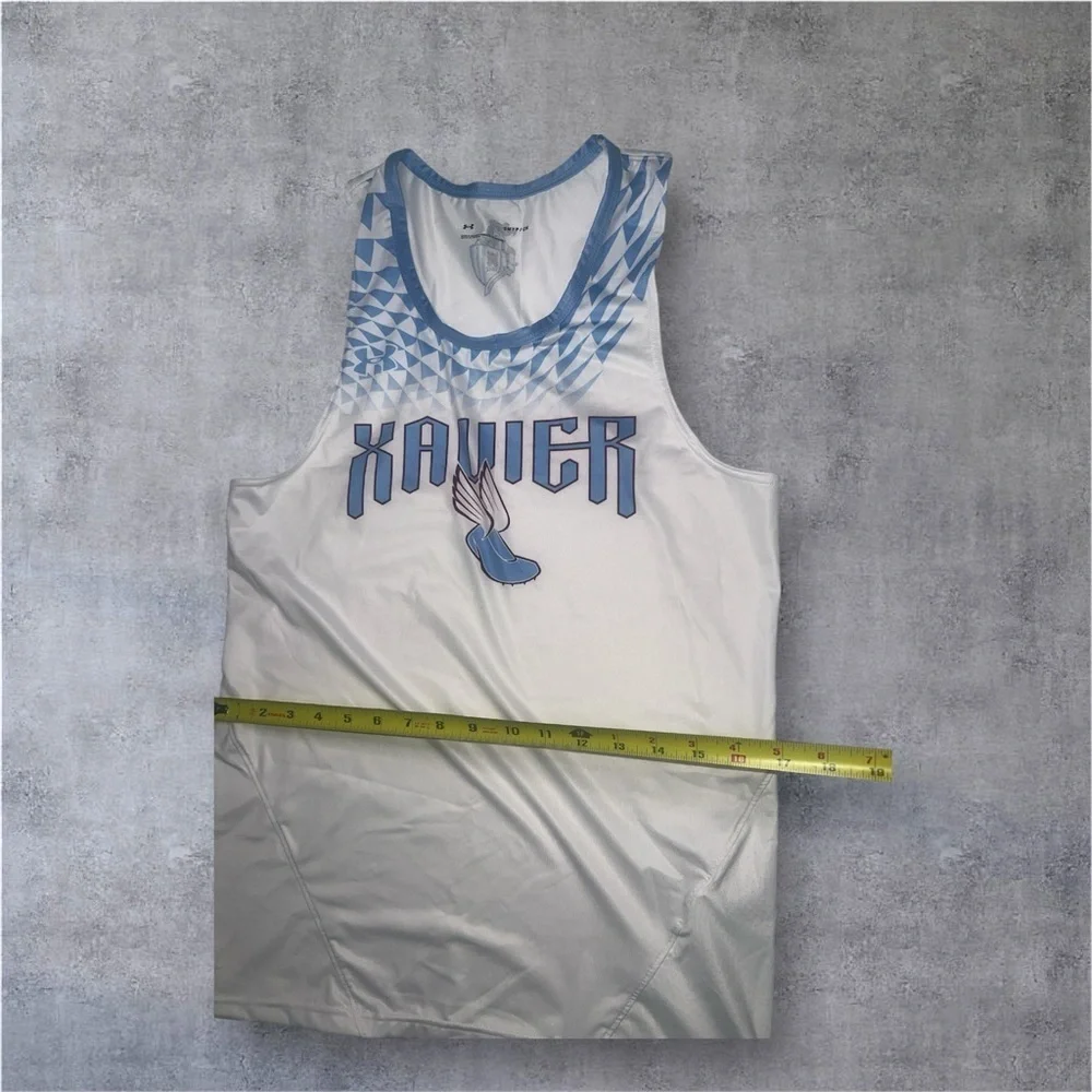 Under Armour White and Blue Tank Tops  size: S UNDERWEAR